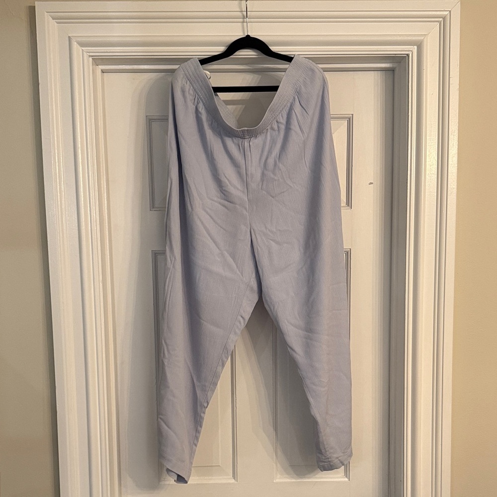 Babaton/Aritzia Light Blue Capri Pants